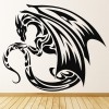 Winged Dragon Fantasy Tribal Wall Sticker