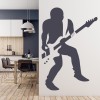 Rock Guitarist Guitar Music Wall Sticker