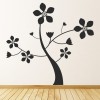 Floral Trees Flowers Wall Sticker
