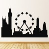 London City Skyline United Kingdom Wall Sticker