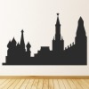Russia City Skyline Cityscape Wall Sticker