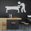 Snooker Pool Player Wall Sticker