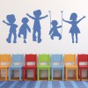 School Playground Children Playing Wall Sticker