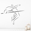 High Jump Athletics Sports Wall Sticker
