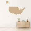 America Map USA Map Wall Sticker