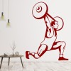 Weightlifting Man Gym Wall Sticker