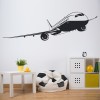 Passenger Plane Commercial Airplane Wall Sticker