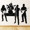 Rock Band Musicians Wall Sticker