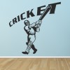 Cricket Sports Quote Wall Sticker