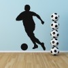 Sports Striker Football Wall Sticker