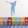Baseball Player Sports Games Wall Sticker