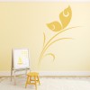 Butterfly Leaf Floral Wall Sticker