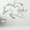 Race Horse Racing Jockey Wall Sticker