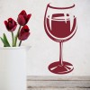 Wine Glass Food Drink Wall Sticker