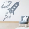 Rocket Planets Space Wall Sticker