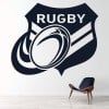 Rugby Badge Rugby Ball Wall Sticker