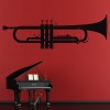 Trumpet Brass Band Music Wall Sticker