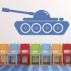 Toy Tank Army Wall Sticker