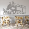 Steam Train Childrens Wall Sticker