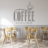 Coffee House Drink Quote Wall Sticker