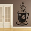 Coffee Cup Food Drink Quote Wall Sticker