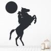Cowboy Horse Moon Wall Sticker