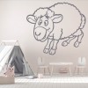 Sheep Farm Animals Wall Sticker