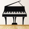 Grand Piano Musical Instruments Wall Sticker