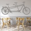 Tandem Bike Classic Bicycle Wall Sticker