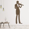 Violinist Violin Music Wall Sticker