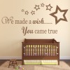 We Made A Wish Family Baby Quote Wall Sticker