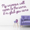 I'm Glad You Came The Wanted Song Lyrics Wall Sticker