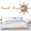 Sweet Dreams Inspirational Quote Wall Sticker