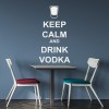 Keep Calm Drink Vodka Wall Sticker