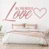 All You Need Is Love Beatles Quote Wall Sticker