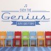Genius Asks Questions Tupac Quote Wall Sticker