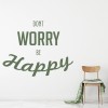 Don't Worry Inspirational Quote Wall Sticker