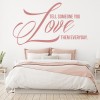 Tell Someone Love Quote Wall Sticker