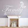 Where Life Begins Family Quote Wall Sticker