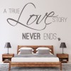 Love Story Romance Quote Wall Sticker