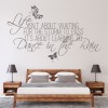 Dance In The Rain Inspirational Quote Wall Sticker