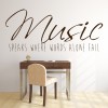 Music Speaks Life Quote Wall Sticker