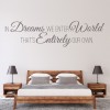 In Dreams Inspirational Quote Wall Sticker
