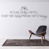 Keep Moving Inspirational Quote Wall Sticker