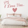 P.S I Love You Movie Quote Wall Sticker