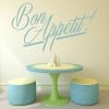 Bon Appetit! Kitchen Quote Wall Sticker