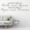 A House Is Made Family Home Quote Wall Sticker