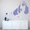 Basset Hound Puppy Dog Wall Sticker