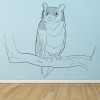 Wise Owl Woodland Animals Wall Sticker