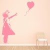 Balloon Heart Girl Banksy Wall Sticker